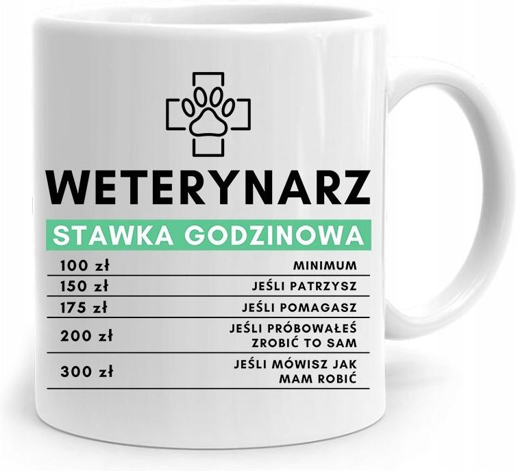 Polidraw Kubek Dla Weterynarza Weterynarz Stawka Godzinowa