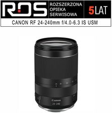 Zdjęcie Canon Rozszerzona opieka serwisowa dla RF 24-240 mm f/4-6.3 IS USM na 5 lat (SE3684C005AA-5) - Rzeszów