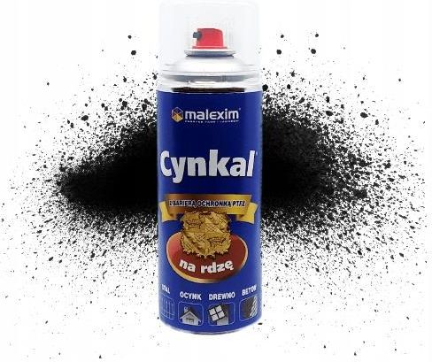 Farba Malexim Cynkal Gruntoemalia Spray 400ml Czarny Opinie I Ceny Na