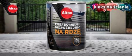 Altax Farba Do Metalu Na Rdzę 2,5L Brązowy Półmat - zdjęcie 3