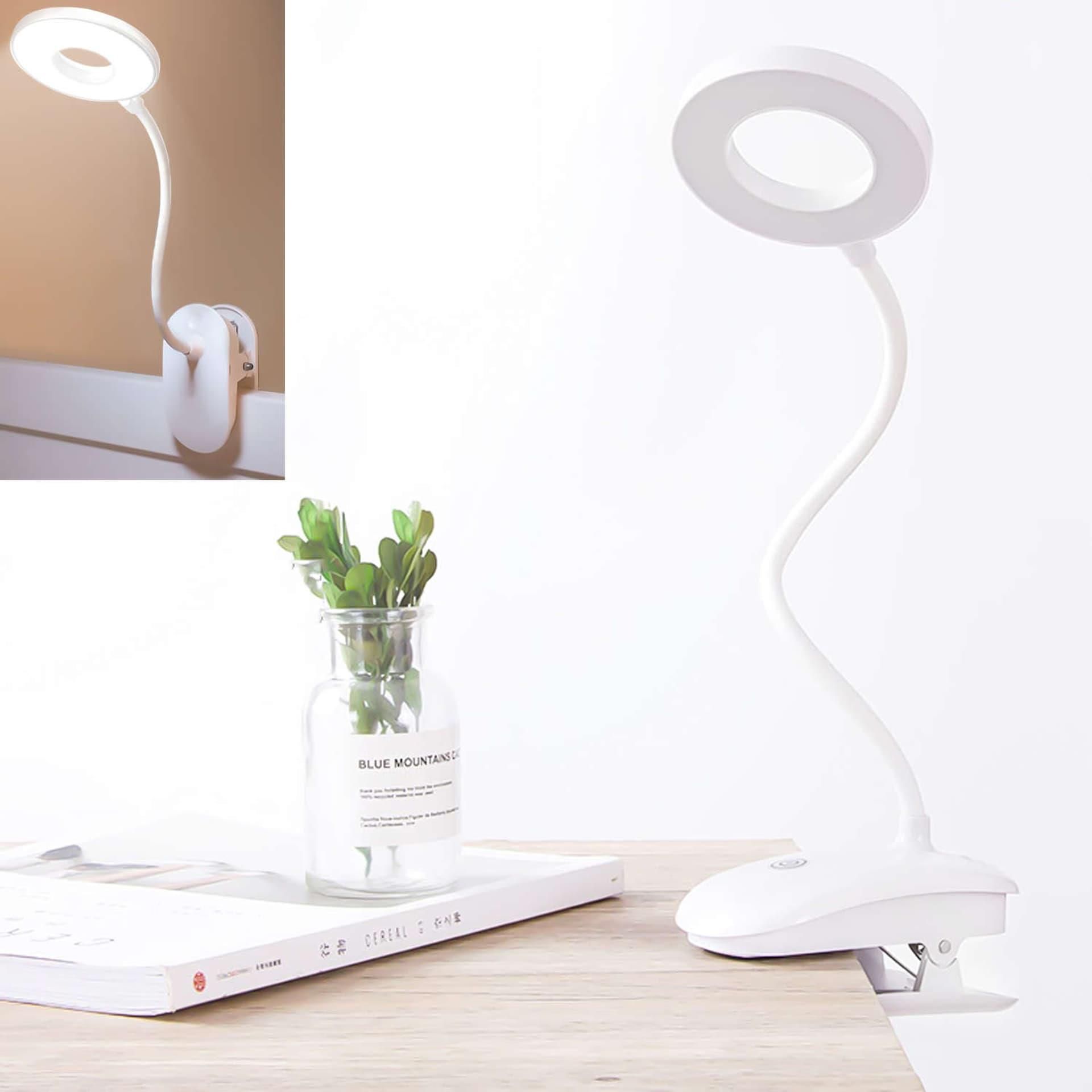 Alogy Lampa Lampka Biurkowa Desk Led Ring Lamp Z Klipsem Do Biurka