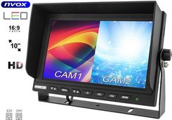 Zdjęcie Monitor lcd 9cali z obsługa do 2 kamer 4pin 12v 24v NVOX - Bieruń