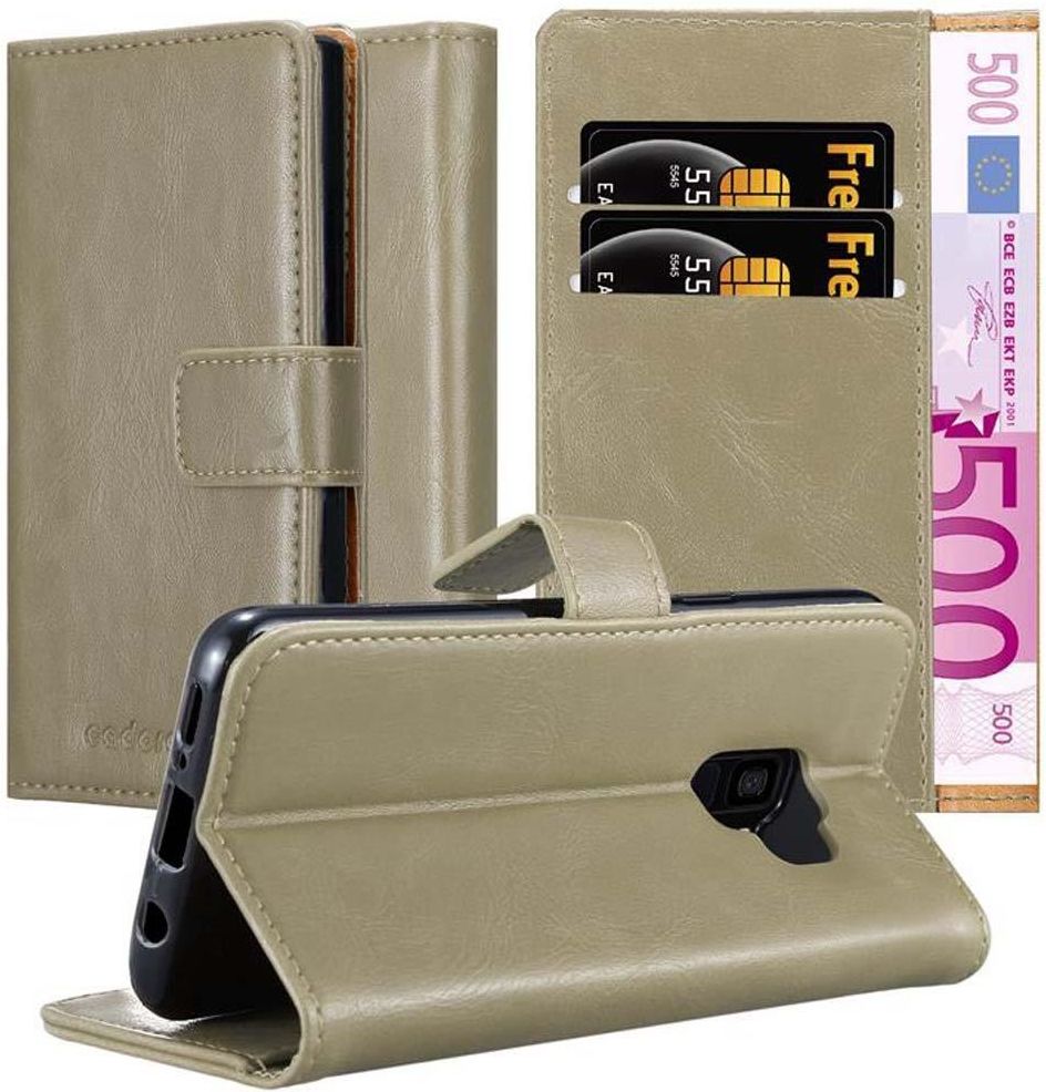 Cadorabo Etui Do Samsung Galaxy S W Pokrowiec Cappuccino Br Zowe