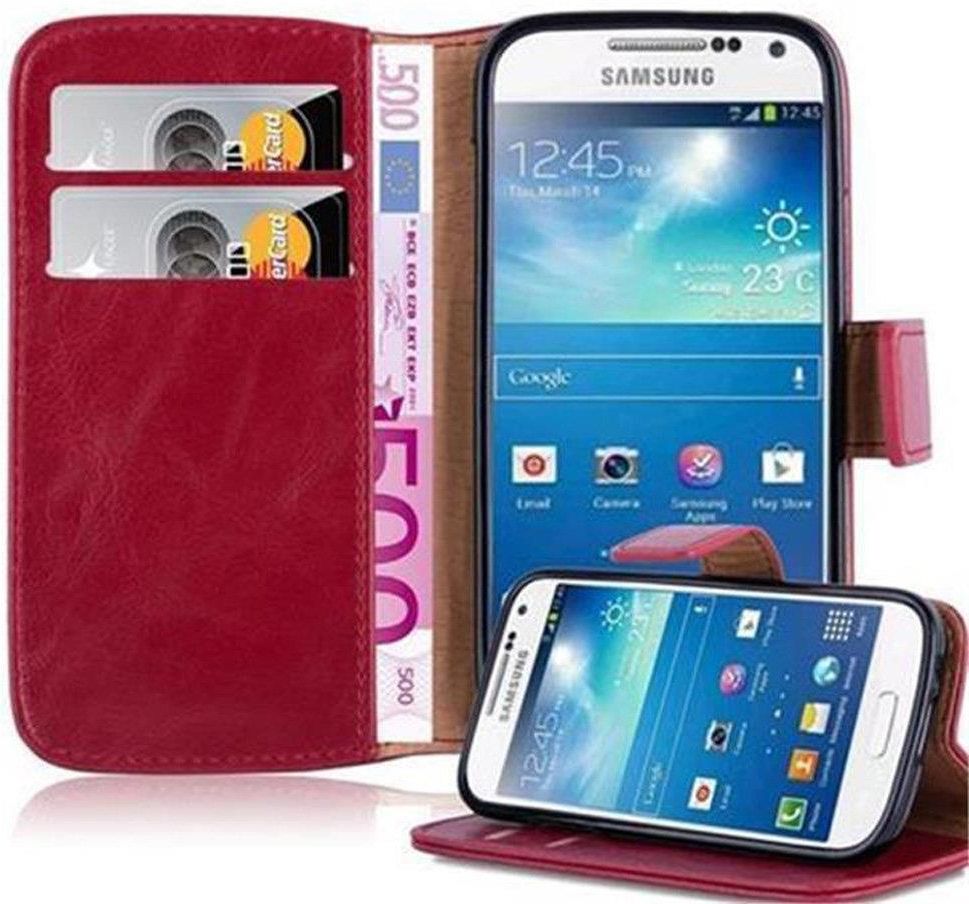 Cadorabo Etui Do Samsung Galaxy S Mini W Pokrowiec Czerwone Wino