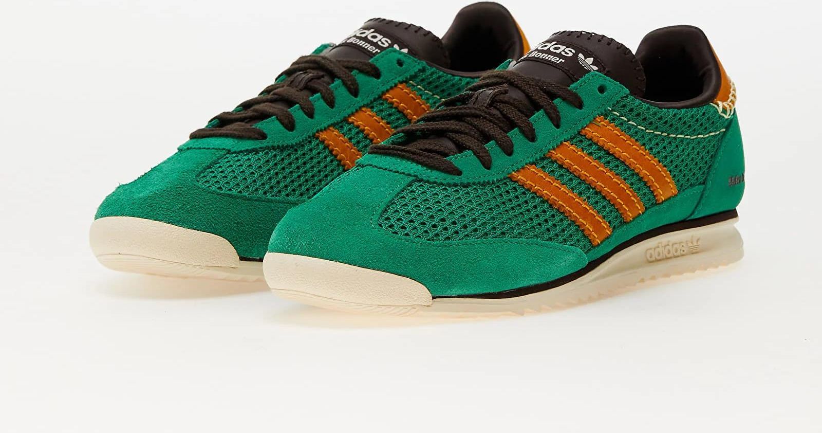 Adidas X Wales Bonner Sl Knit Team Green Collegiate Gold Dark Brown