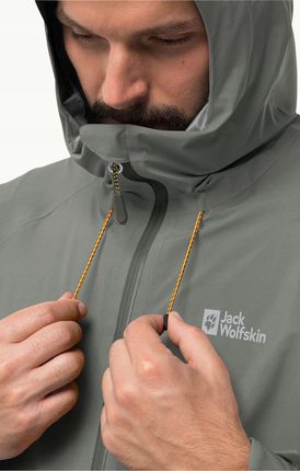 MĘSKA KURTKA PRZECIWDESZCZOWA JACK WOLFSKIN XL - zdjęcie 4