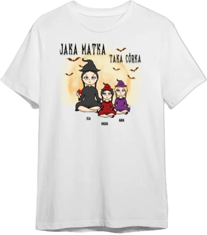 Personalizowana Koszulka Jaka Matka Taka C Rka Halloween Dzie