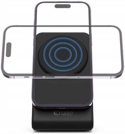 Tech Protect Ładowarka Indukcyjna Podstawka Stand Magsafe Qi - zdjęcie 4