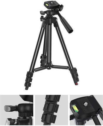 4Kom Pl 4Kom Pl Statyw Uniwersalny Alogy Tripod Stand Do Telefonu Stojak Do Gopro Z Pilotem Bluetooth Torbą - zdjęcie 2
