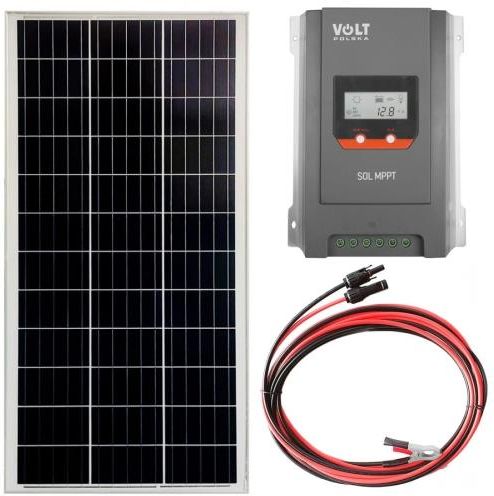 Pakiet Solarny Zestaw Panel Fotowoltaiczny Volt Polska POLI 140W 18V