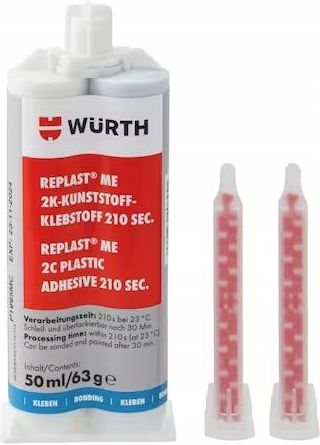 Klej Würth Wurth Klej Do Plastiku Replast Me 210S 50Ml Opinie i ceny