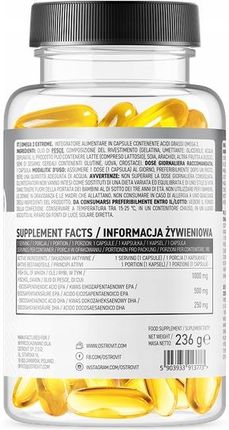 Ostrovit Omega 3 Extreme 1000mg 180 kaps - zdjęcie 2
