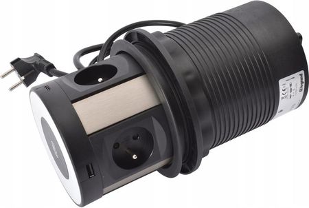 Legrand Gniazdo Do Mebli 4X2P Z Usb Typ A C Indukcyjna - zdjęcie 4
