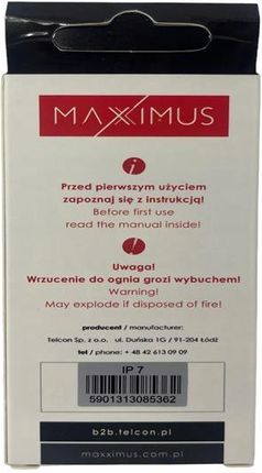 Maxximus Bat Iphone 7 1960 Mah 616 00256 - zdjęcie 3