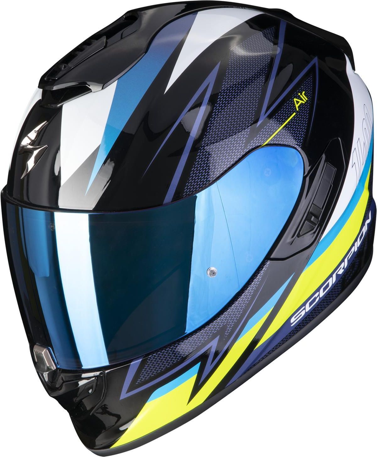 Kask Motocyklowy Scorpion Integralny Exo 1400 Air Thelios Black Blue