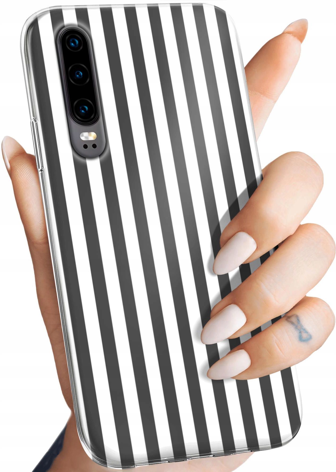 Hello Case Etui Do Huawei P30 Paski Linie Fale Obudowa Etui Na