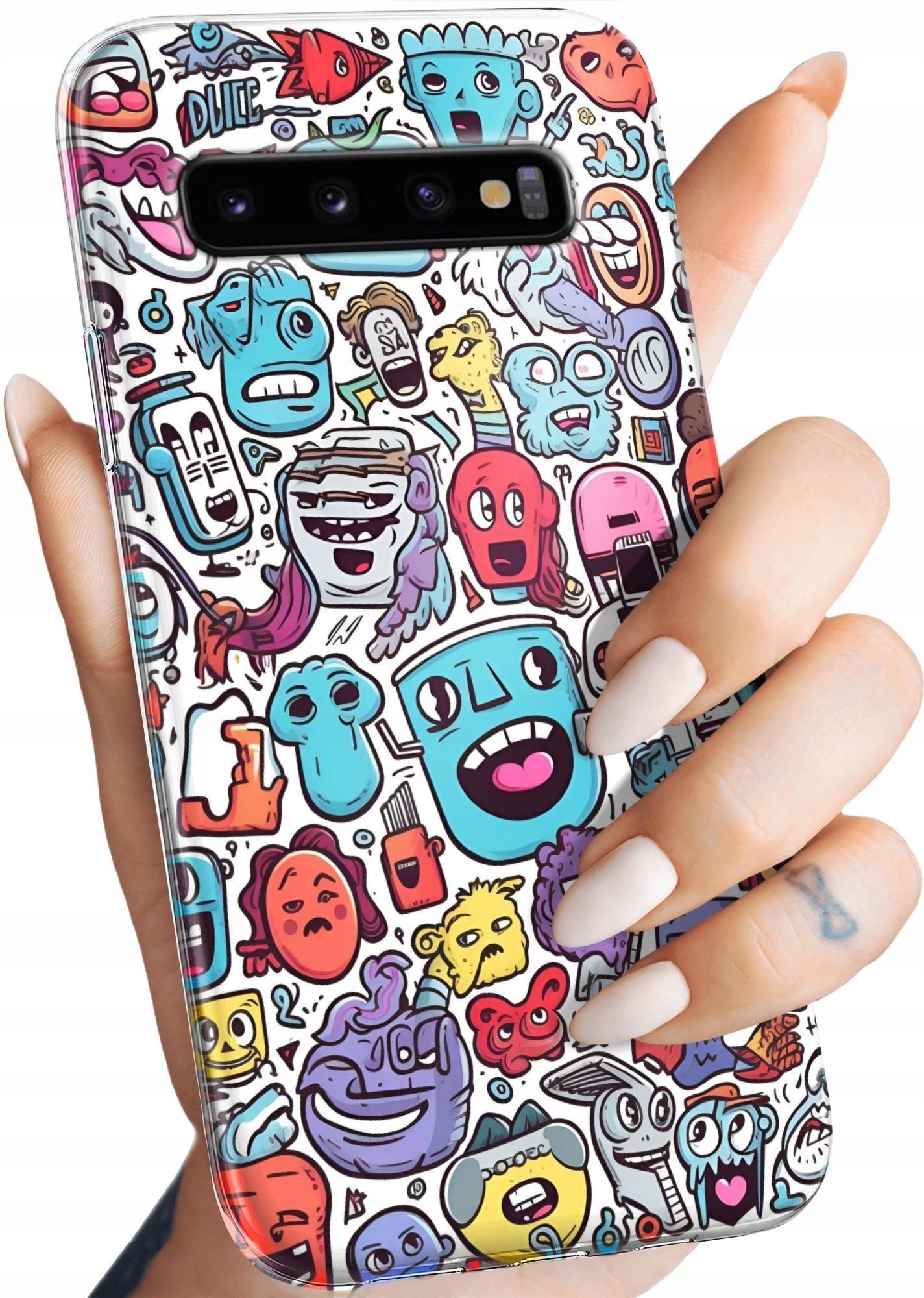 Hello Case Etui Do Samsung Galaxy S10 Doodle Zwierzęta Etui na