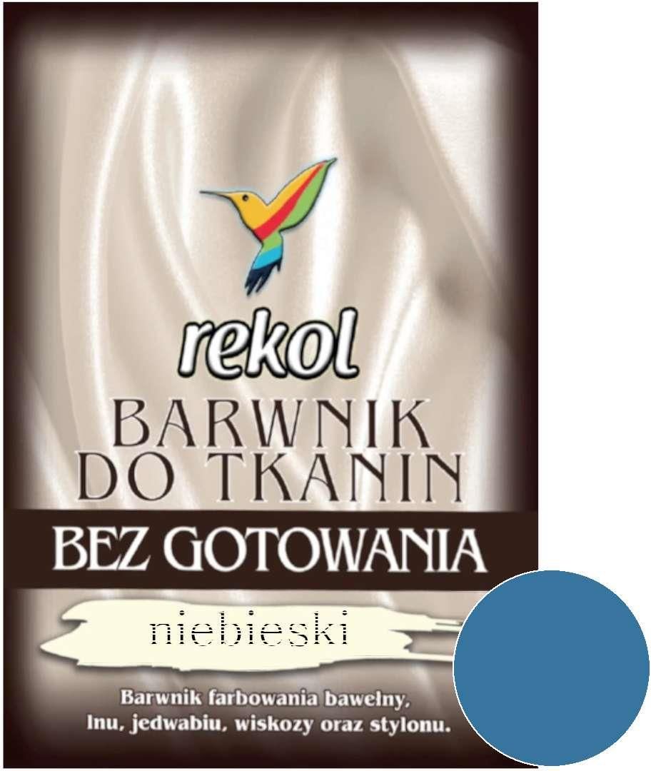 Barwnik Tkanin Farba Niebieski Rekol Saszetka 15G 1579602172 Ceny I