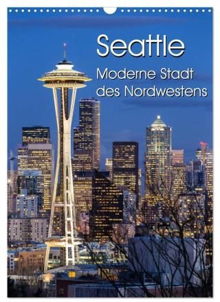 Seattle Moderne Stadt Des Nordwestens Wandkalender 2024 DIN A3 Hoch