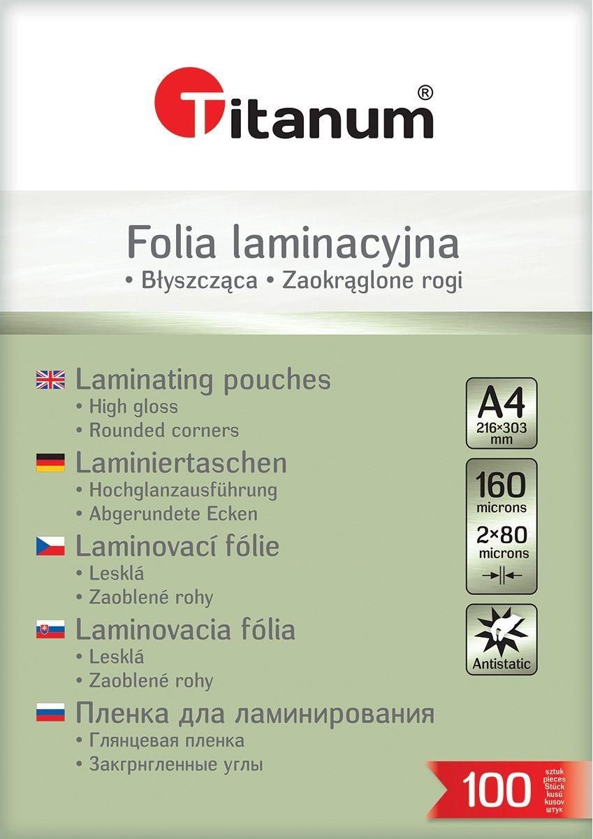 Titanum Folia Do Laminowania A Szt Mic Ceny I Opinie Ceneo Pl