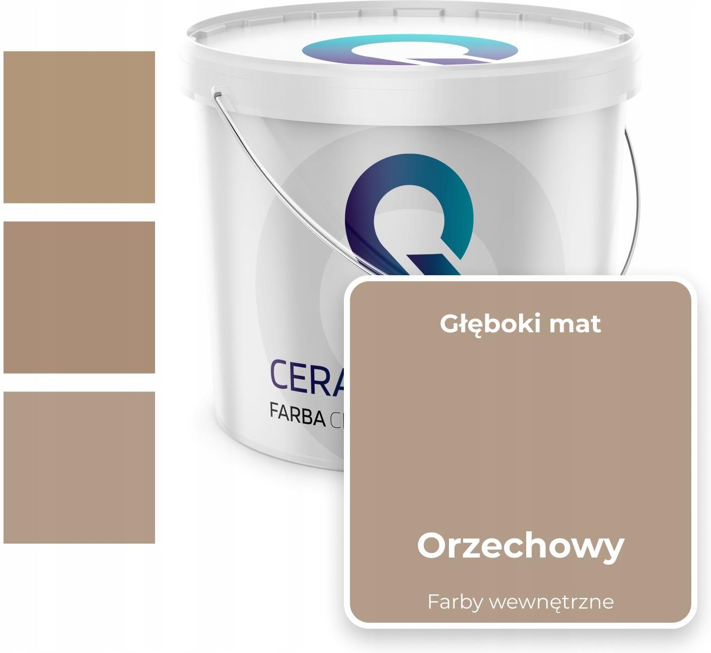 Farba Q Cover Farba Ceramiczna Orzechowy Orzech Głeboki Mat 2L Opinie