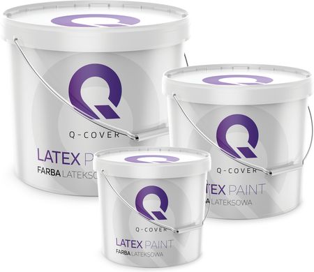 Q-Cover Farba Lateksowa Różowy Głęboki Mat 2L - zdjęcie 2