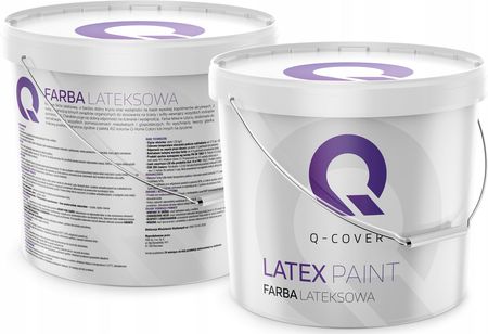 Q-Cover Farba Lateksowa Różowy Głęboki Mat 2L - zdjęcie 5