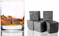 Chomik Kostki Kamienne Do Whisky Stones Kamienie 9szt.