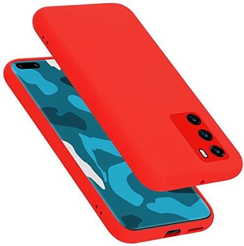 Cadorabo Etui Do Huawei P W Kolorze P Ynnym Czerwone Na Telefon Z