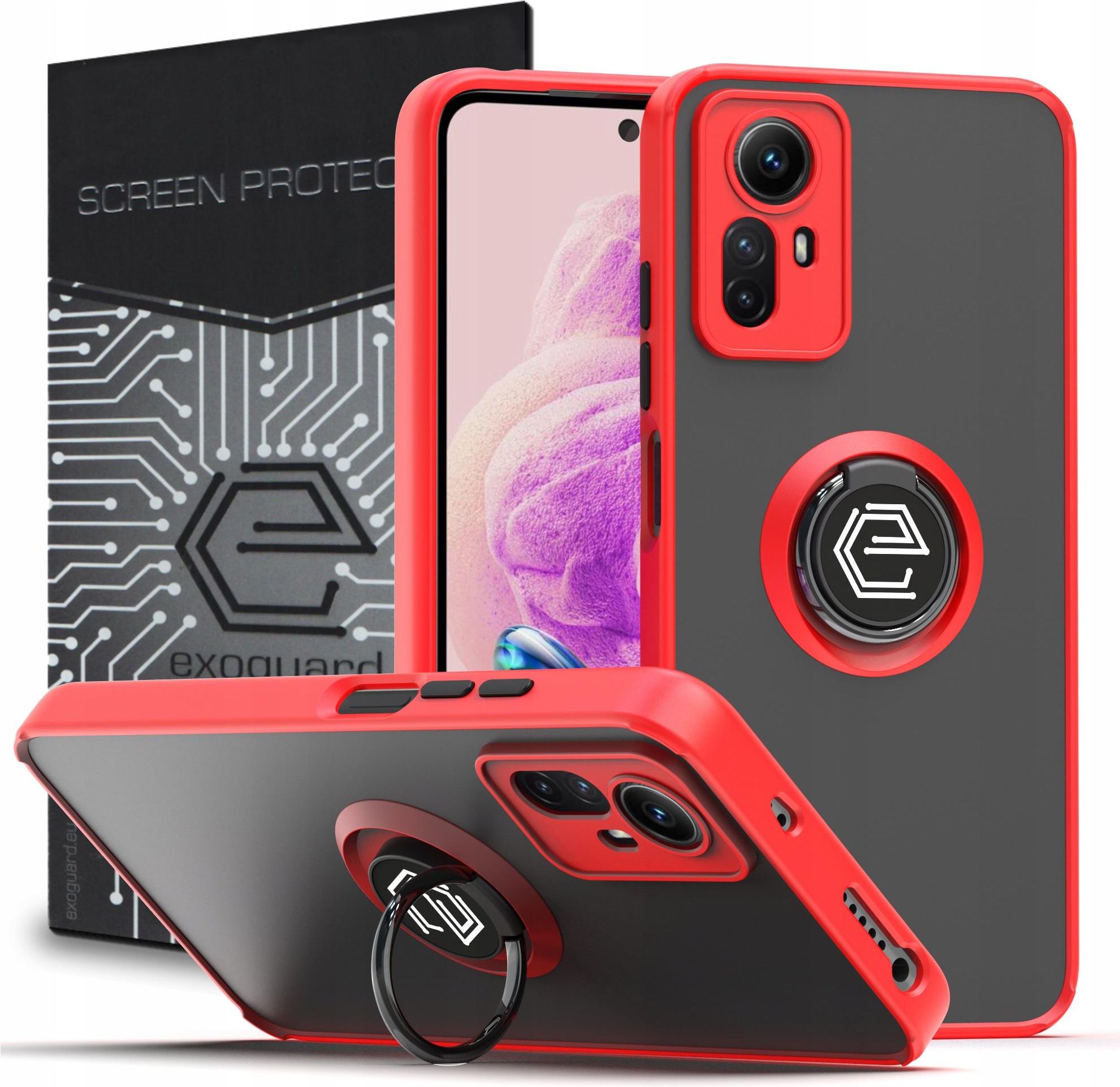 Exoguard Etui Pancerne Case Szk O Do Xiaomi Redmi Note S Etui Na