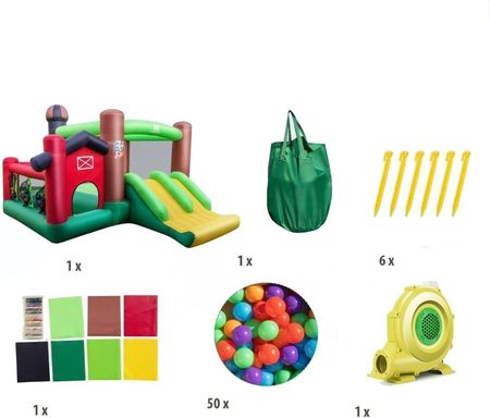 Costway Dmuchany Zamek 356X330 220Cm Z Dmuchawą - zdjęcie 5
