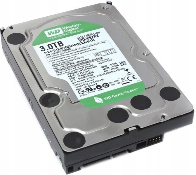 Dysk Twardy Western Digital Green 3TB 3 5 SATA3 WD30EZRX Opinie I