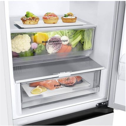 Lodówka LG GBV3200DSW z zamrażalnikiem dolnym 203 cm Biała - zdjęcie 6