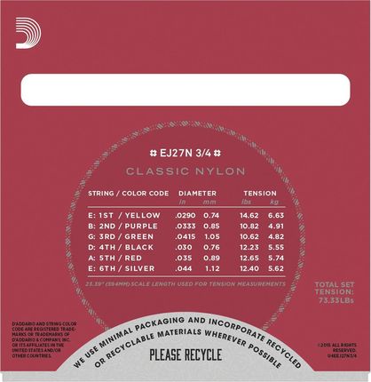 D'Addario EJ-27N - zdjęcie 3