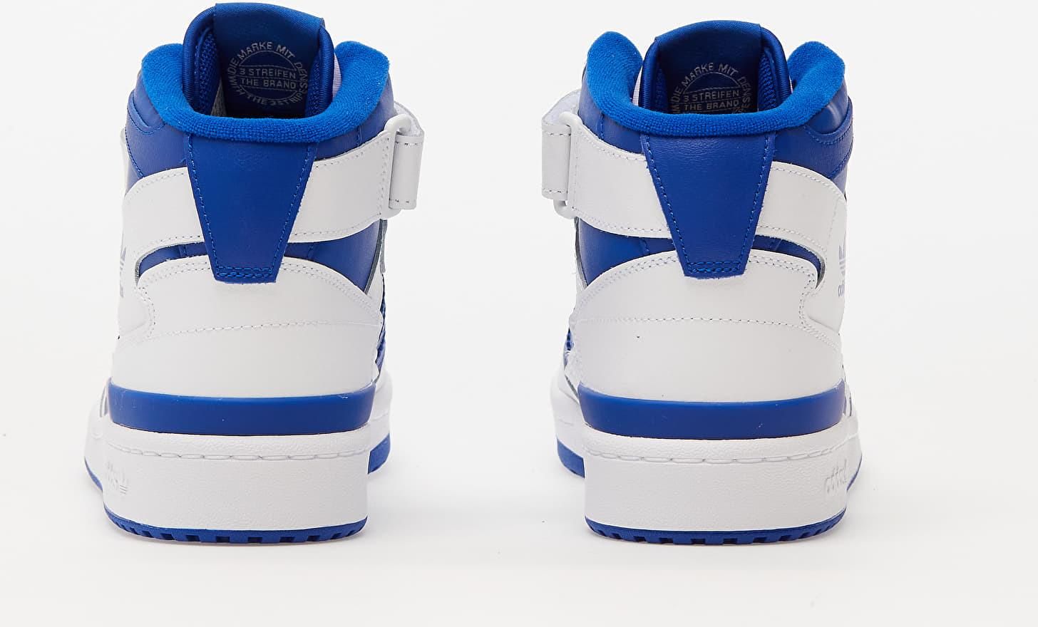 Adidas Forum Mid Ftw White Royal Blue Ftw White Ceny I Opinie