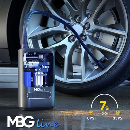 Mbg Line Pompka Elektryczna Samochodowa Rowerowa Powerbank - zdjęcie 3