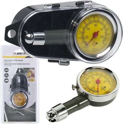 Dunlop Miernik Ciśnienia W Oponach Manometr Z Etui - zdjęcie 3