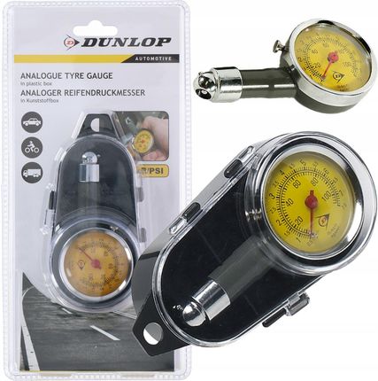 Dunlop Miernik Ciśnienia W Oponach Manometr Z Etui - zdjęcie 5