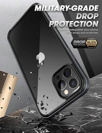 Amazon Etui Przeźroczyste Czarne Iphone 13 Pro Max 6 7' - zdjęcie 2
