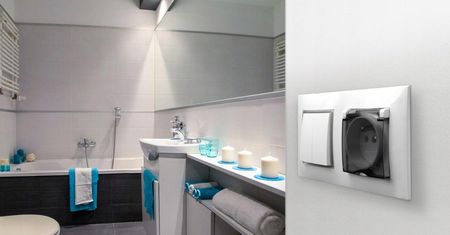 Elekstro-Plast Nasielsk Moduł Włącznika Led Pojedynczy Ospel Aria Bez Ramki Ecru - zdjęcie 2