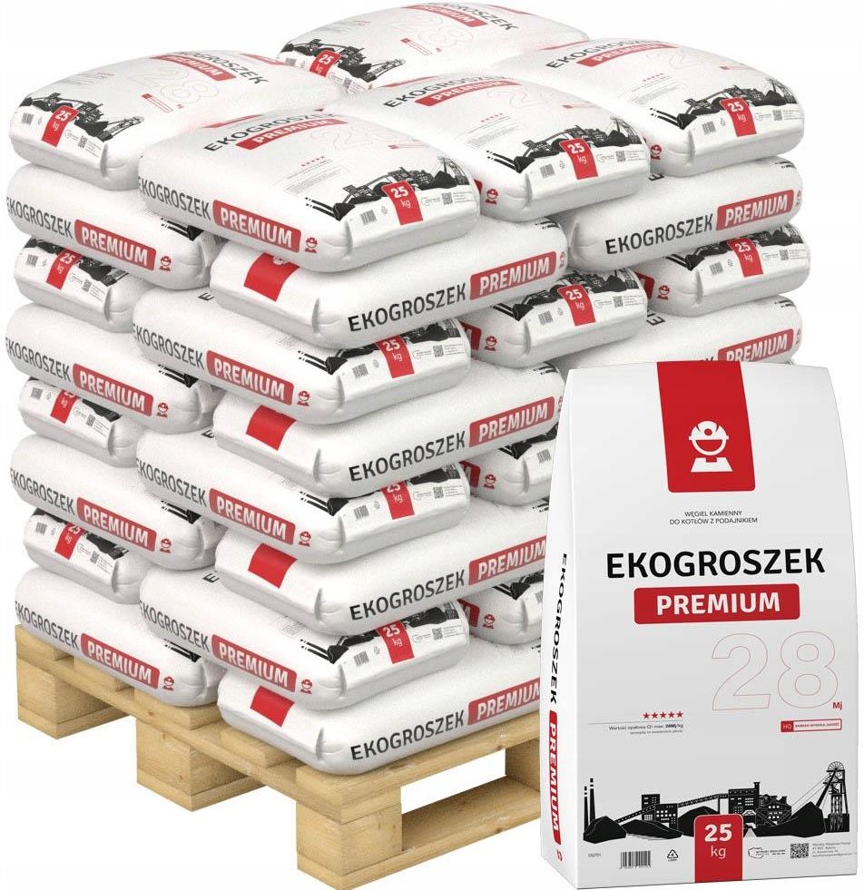 Materiały opałowe EKOPLPremium Ekogroszek Premium 28MJ 2 kg 1t Opinie