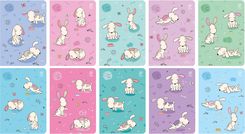 Zdjęcie Zeszyt A5 16K Kratka Cute Dogs Pakiet 10Szt. - Bisztynek