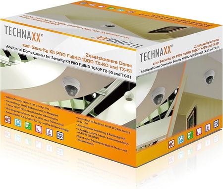 Technaxx Dome dodatkowy aparat do zestawu PRO TX-50 i TX-51 (4567) - zdjęcie 4
