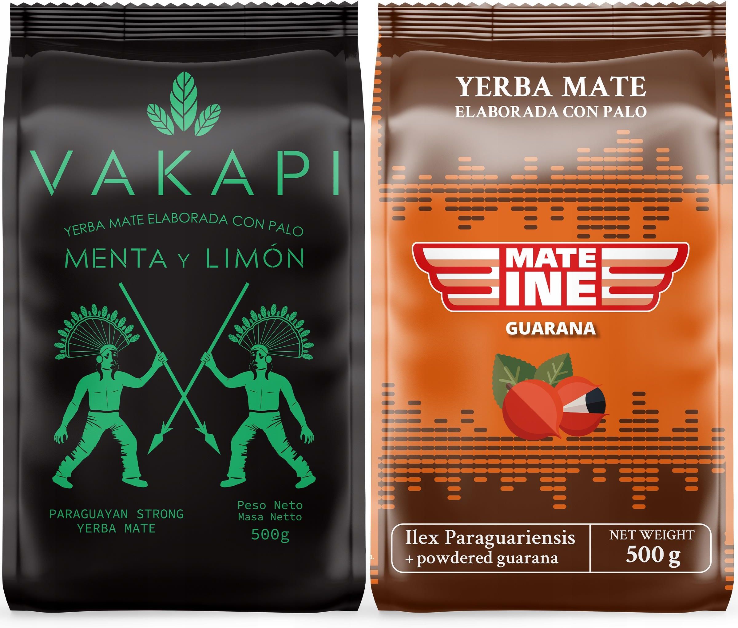 Vakapi Yerba Mate Green Menta Limon Guarana 1Kg 1Kg Ceny I Opinie