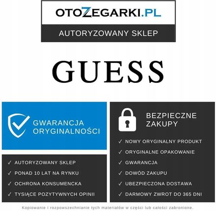 Złoty zegarek Guess Supernova GW0460G2 - zdjęcie 2