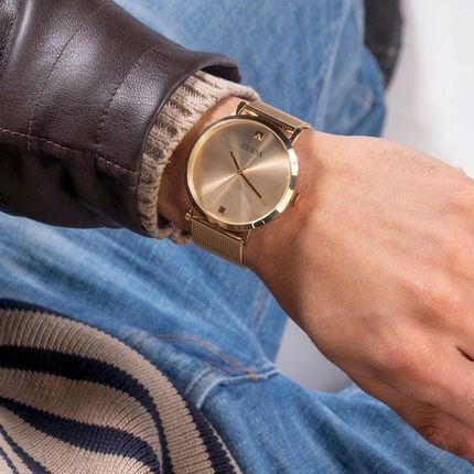 Złoty zegarek Guess Supernova GW0460G2 - zdjęcie 3