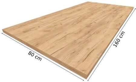 Pokar Blat Do Stołu Biurka 2.5Cm Dąb Craft 160X80cm - zdjęcie 6