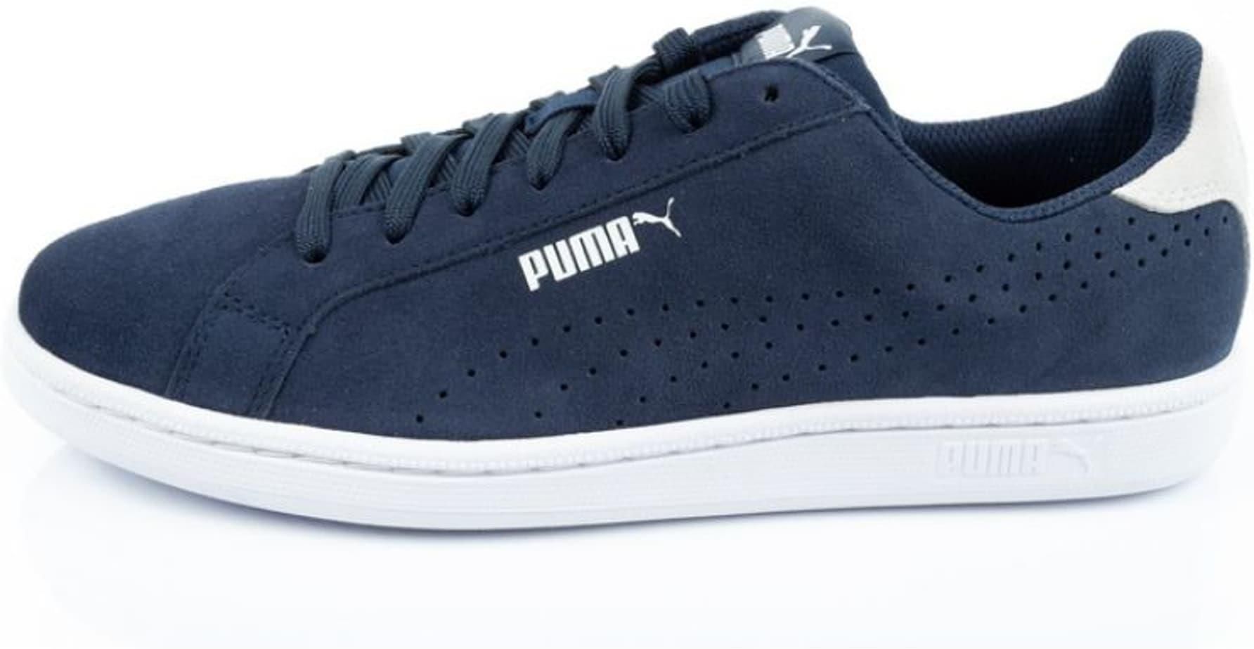 Buty Puma Smash Perf M 364890 kolor Biały Granatowy rozmiar 43