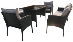 Zdjęcie Hydrosan Zestaw Mebli Ogrodowych Z Technorattanu Sofa Stół Krzesła Pufy Manas Manas7 - Podkowa Leśna