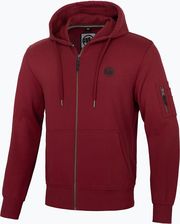 Zdjęcie Bluza Męska Pitbull West Coast Everts Hooded Zip Burgundy - Borne Sulinowo